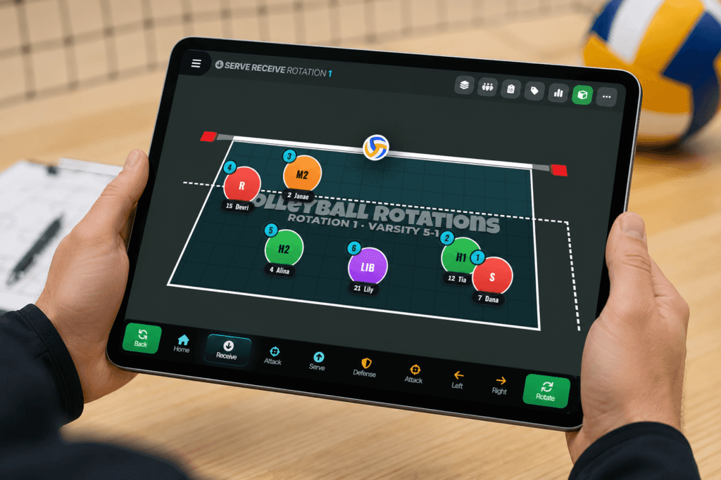 5-1 On Volleyball Rotation App